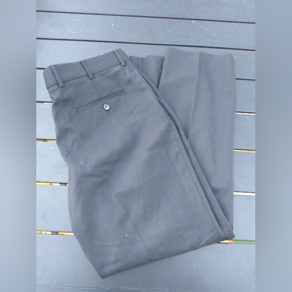 NWT Edwards Redwood & Ross Men's Black Dress Pants, Size 36, 44% Wool - Picture 5 of 8